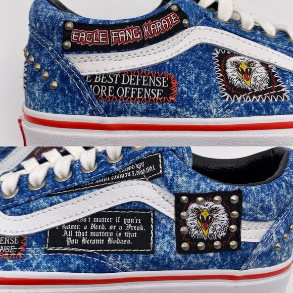 Vans Old Skool x Cobra Kai 'Eagle Fang Karate' Women Sneakers - Size: 9 - Picture 11 of 16